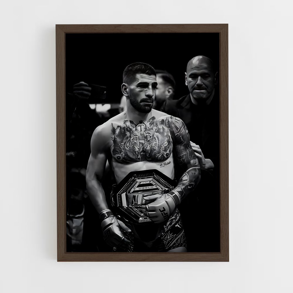 Poster Ilia topuria – affiche MMA (vue 5)